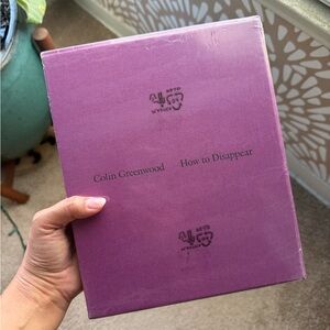 'How to Disappear' Book by Colin Greenwood (Limited Edition)